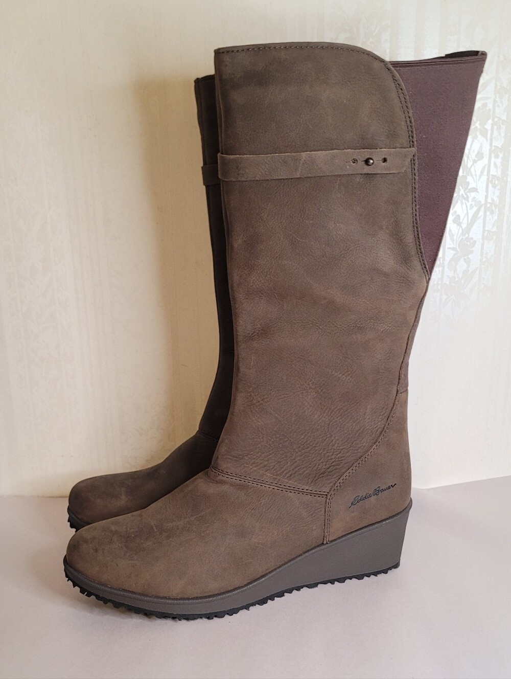 Eddie Bauer Knee-High Leather Boots NWT Size 11 - Picture 5 of 14